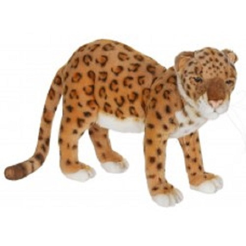 Set of 2 Life-Like Handcrafted Extra Soft Plush Anatolian Leopard Stuffed Animals 11" - IMAGE 1