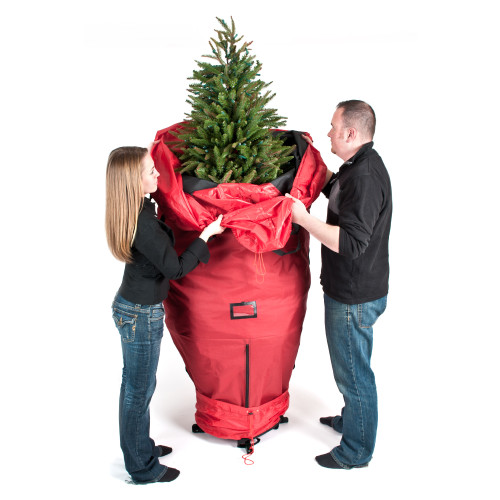 Upright Artificial Christmas Tree Protective Storage Bag - 8' - IMAGE 1