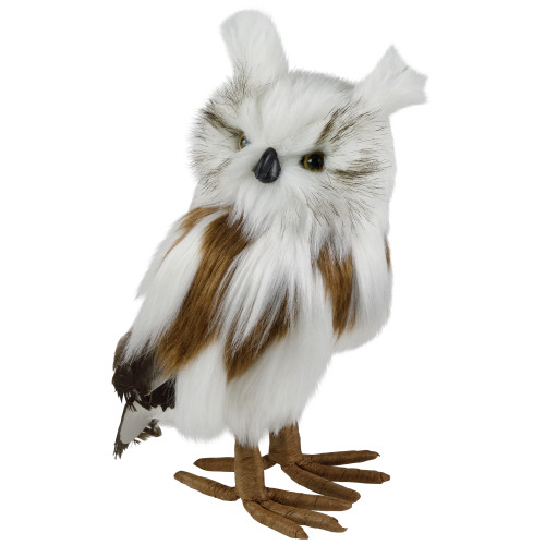 Melrose Fluffy Winter Owl Christmas Shelf Sitter Figurines - 8.75' - Set Of 6