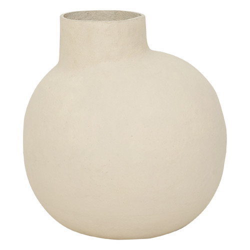 Asymmetric Neck Planter - 17.75" - Beige - IMAGE 1