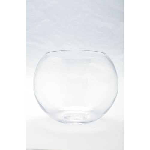 10" Clear Glass Bubble Bowl Floating Tealight Candle Holder - IMAGE 1