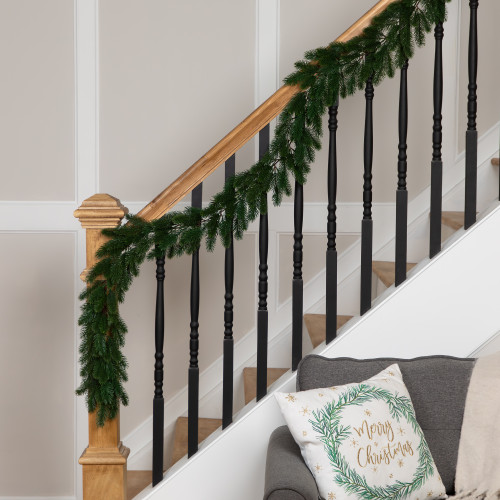 Real Touch ™ Winter Pine Artificial Christmas Garland - 6' - Unlit - IMAGE 1