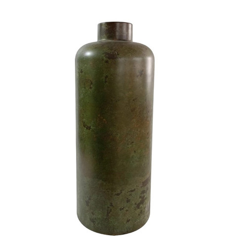 Medium Vintage-Style Bottle Vase - 24" - Green - IMAGE 1