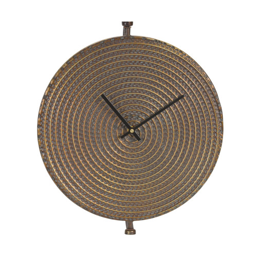 Round Wall Clock with Suspended Stand - 16.25" - Bronze - IMAGE 1