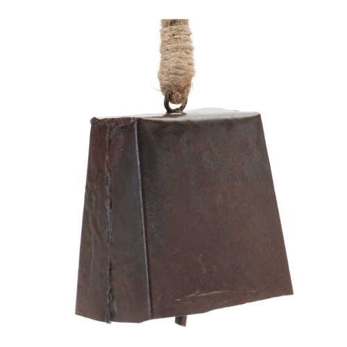Antique Cowbell Christmas Ornaments - 8.5" - Bronze Tone - 4ct - IMAGE 1