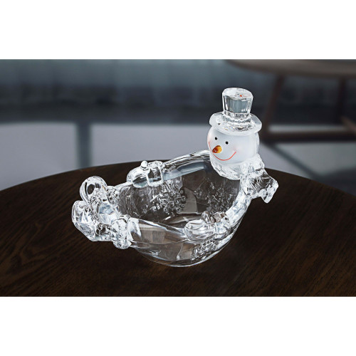 Snowman Christmas Candy Bowl - 5.75" - IMAGE 1