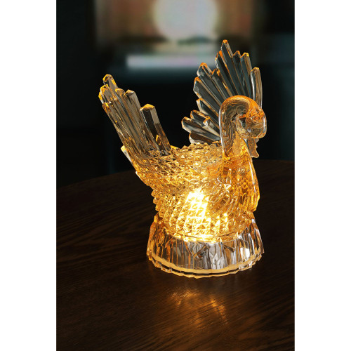 LED Lighted Swan Shaped Jewelry Boxes - 7" - Set of 2 - IMAGE 1