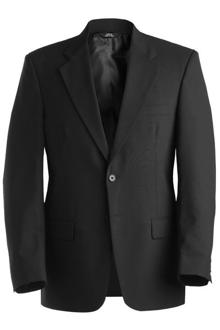 Edwards Men's Wool Blend Sport Coat - Black - 58 R - IMAGE 1
