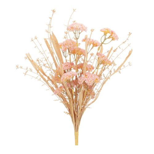 Floral Artificial Sprays - 20.5" - Pink and Beige - Set of 2 - IMAGE 1