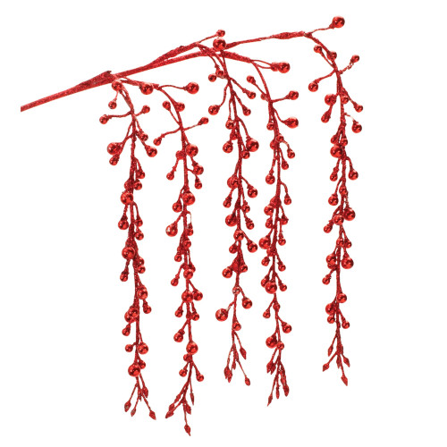 Hanging Berry Artificial Christmas Branch Spray - 26" - Set of 2 - IMAGE 1