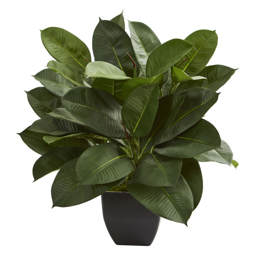 2' Artificial Oak Potted Ficus Plant - IMAGE 1