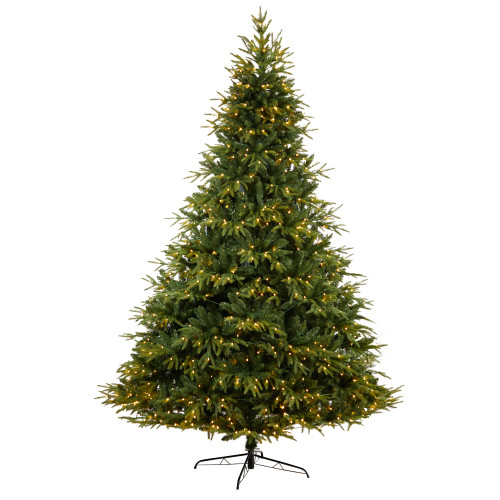 9' Pre-Lit Colorado Mountain Fir Natural Look Artificial Christmas Tree, Multi LED Lights - IMAGE 1