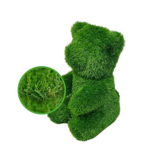 Sitting Bear Outdoor Patio Garden Artificial Turf Topiary - 20" - IMAGE 1