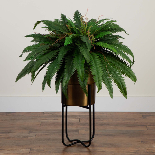 Boston Fern Artificial Plant with Planter - 3' - IMAGE 1