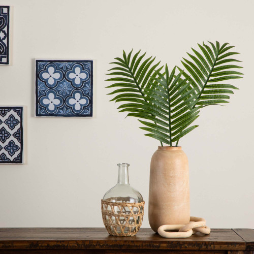 Palm Frond Artificial Stem Sprays - 33" - Green - Set of 3 - IMAGE 1