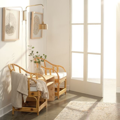 1-Light Adjustable Swing Arm Wall Sconce - 21" - IMAGE 1