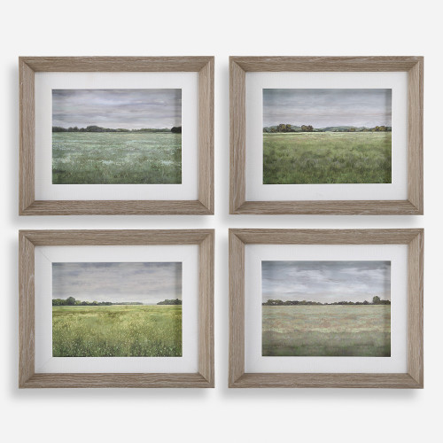 Quiet Meadows Prints Framed Wall Art - 13.75" x 16.75" - Set of 4 - IMAGE 1