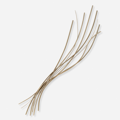 Interlaced Frequencies Wall Decorations - 52.75" - Silver - IMAGE 1