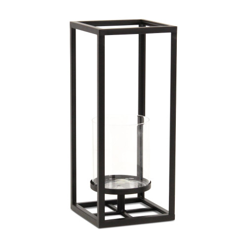 Tall Square Tabletop Candle Lantern - 13" - Small - IMAGE 1