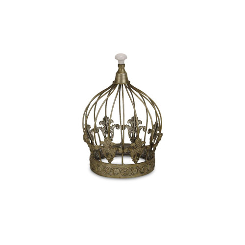 Floral Crown Tabletop Decoration - 10" - Bronze - IMAGE 1