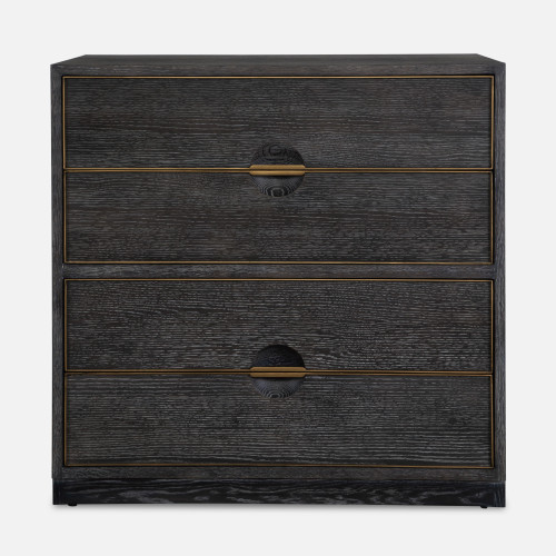 4 Drawer Storage Chest - 32" - Walnut Finish - IMAGE 1