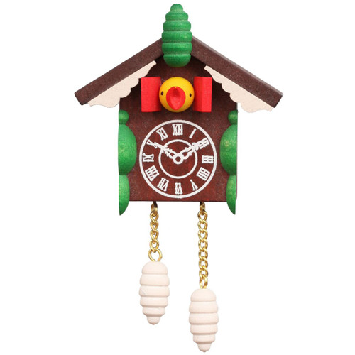 3" Vibrant Unique Christian Ulbricht Fridge Magnent Small Cuckoo Clock Figure - IMAGE 1