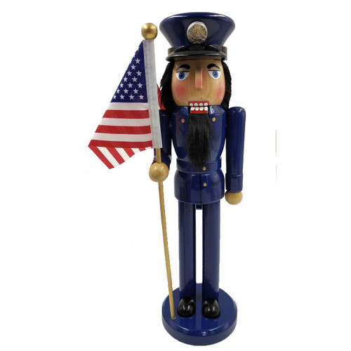 14" Americana Air Force Christmas Nutcracker - IMAGE 1