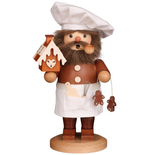 9.75” Christian Ulbricht Smoker Confectioner Christmas Figurine - IMAGE 1