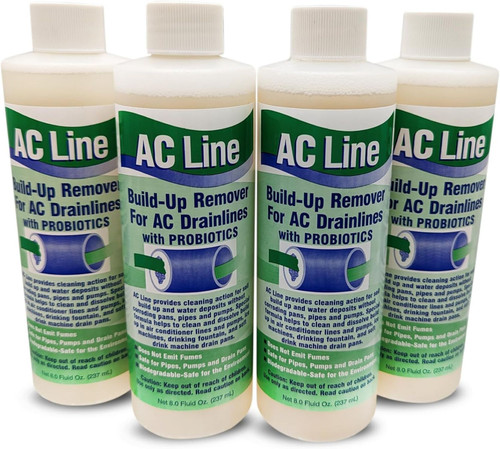 AC Drainlines HVAC Build Up Remover with Probiotics - 4 Pack 12 Month Supply - IMAGE 1