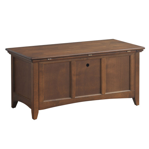 Rectangular Storage Chest - 39" - Brown - IMAGE 1