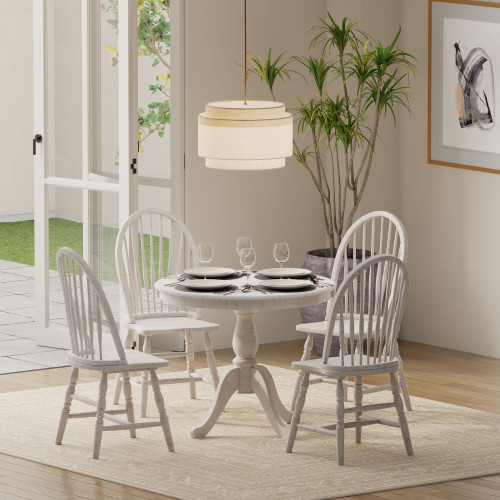 Windsor Back Dining Chair - 40.5" - Gray - IMAGE 1