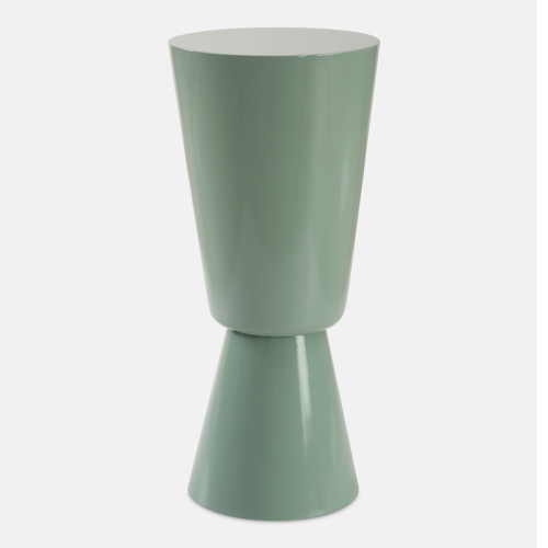 High Gloss Drink Table - 22" - Seafoam Green - IMAGE 1