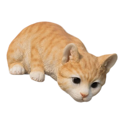 11.25" Tabby Cat Looking Over Ledge Figurine - IMAGE 1