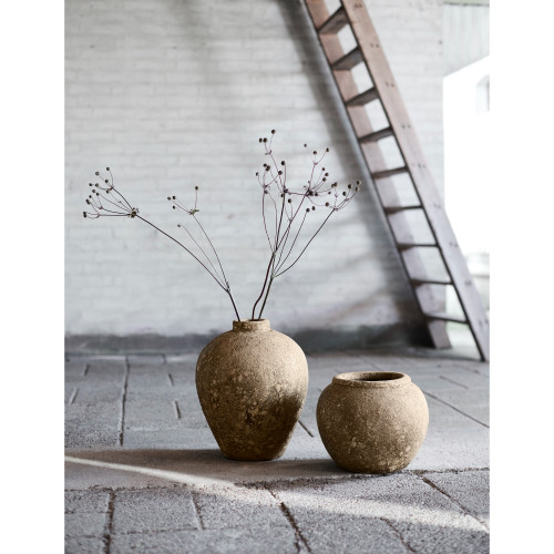 Terracotta Pot Vase - 15.75" - Antique Finish - IMAGE 1