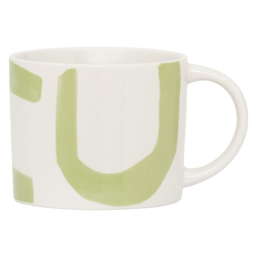 Stoneware Coffee Mug - 5.5" - Pale Green - IMAGE 1