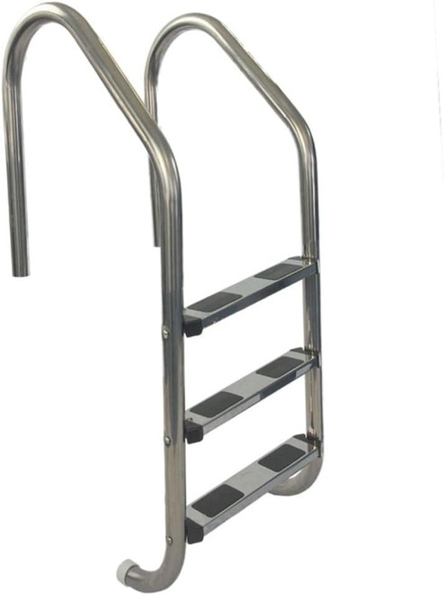 3-Step Stainless Steel In-Ground Swimming Pool Ladder - 62.5" - IMAGE 1