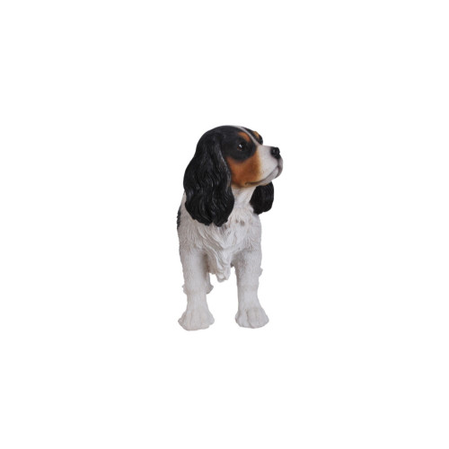 Standing King Charles Spaniel Outdoor Garden Statue - 16.5" - IMAGE 1
