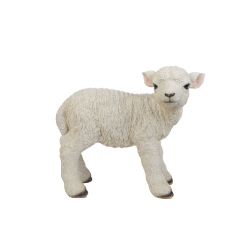 Standing Lamb Outdoor Garden Statue - 20" - IMAGE 1