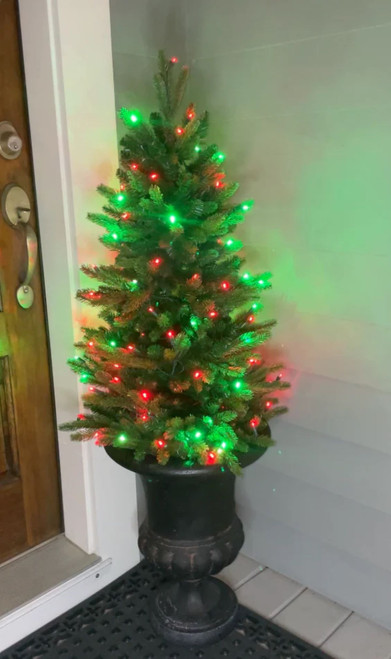 Pre-Lit Frasier Fir Artificial Christmas Tree - 36" - Multicolor LED Lights - IMAGE 1