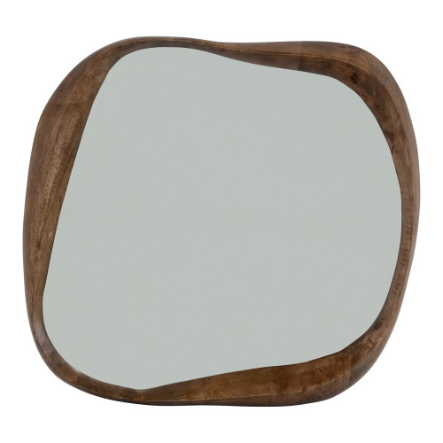 Golden Oak Finishes Mango Wood Framed Shizu Wall Mirror - 17" - IMAGE 1