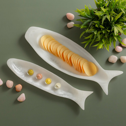 Oval Fish Serving Platter - 16.5" - Set of 2 - IMAGE 1