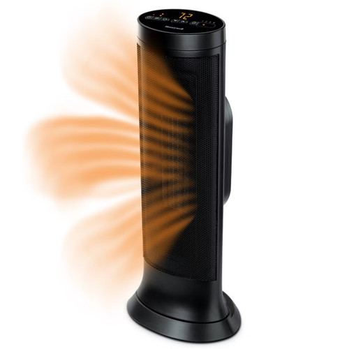 Slim Digital Ceramic Tower Heater - 21" - Black - IMAGE 1