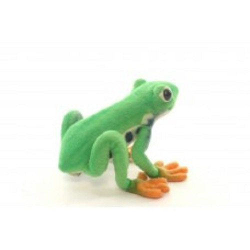 Handcrafted Red Eyed Tree Frog Stuffed Animal - 6.75" - Set of 6 - IMAGE 1
