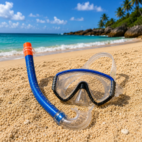 Blue Monaco Junior and Young Adult Junior Sport Scuba Swim Set - IMAGE 1