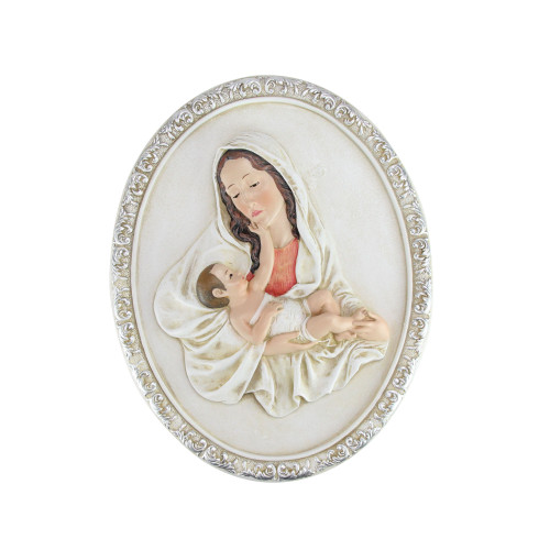 Joseph's Studio Mary and a Child's Touch Wall Plaque - 9.75" - IMAGE 1