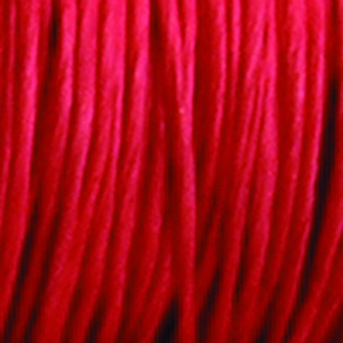 Red Parchment Wired Craft Ribbons 0.25" x 220 Yards - IMAGE 1