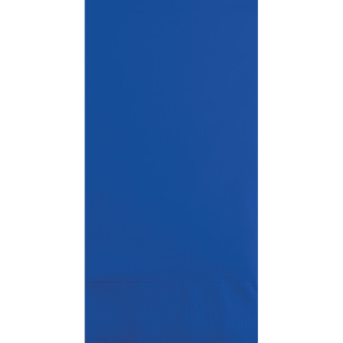 3-Ply Disposable Party Guest Napkins - 8" - Cobalt Blue - Club Pack of 192 - IMAGE 1