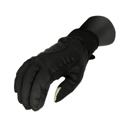 Men's Black Softshell Thinsulate Touchscreen Sport Gloves - Large - IMAGE 1