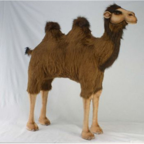 Handcrafted Camel Plush Ride-On - 39" - Brown - IMAGE 1
