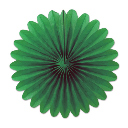 Tissue Paper Mini Accordion Fan Party Decorations - 6" - Green - Pack of 72 - IMAGE 1